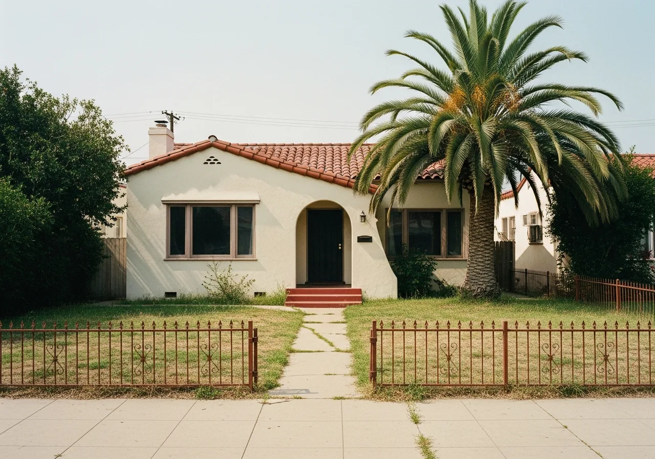 Highland Park front yard — before