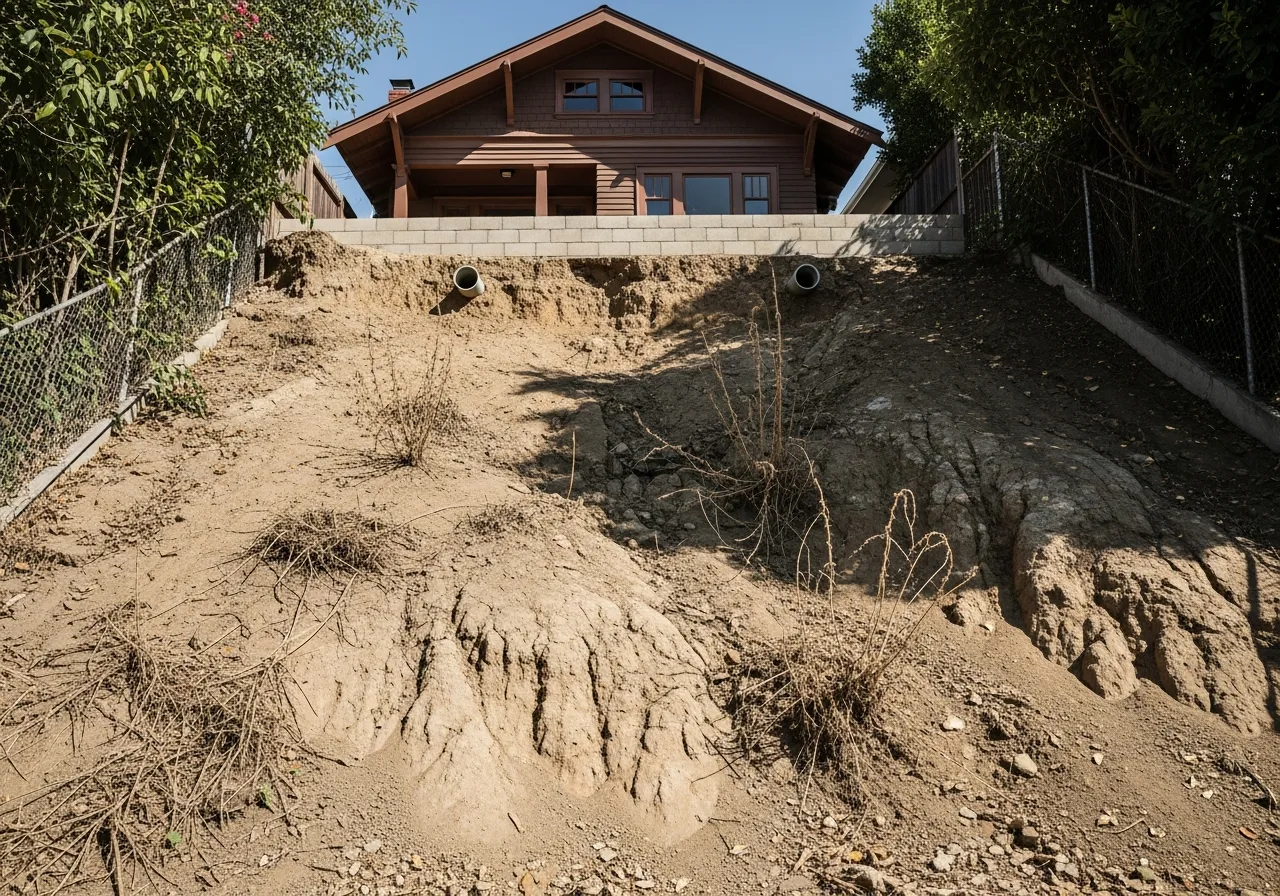 Mt Washington hillside — before