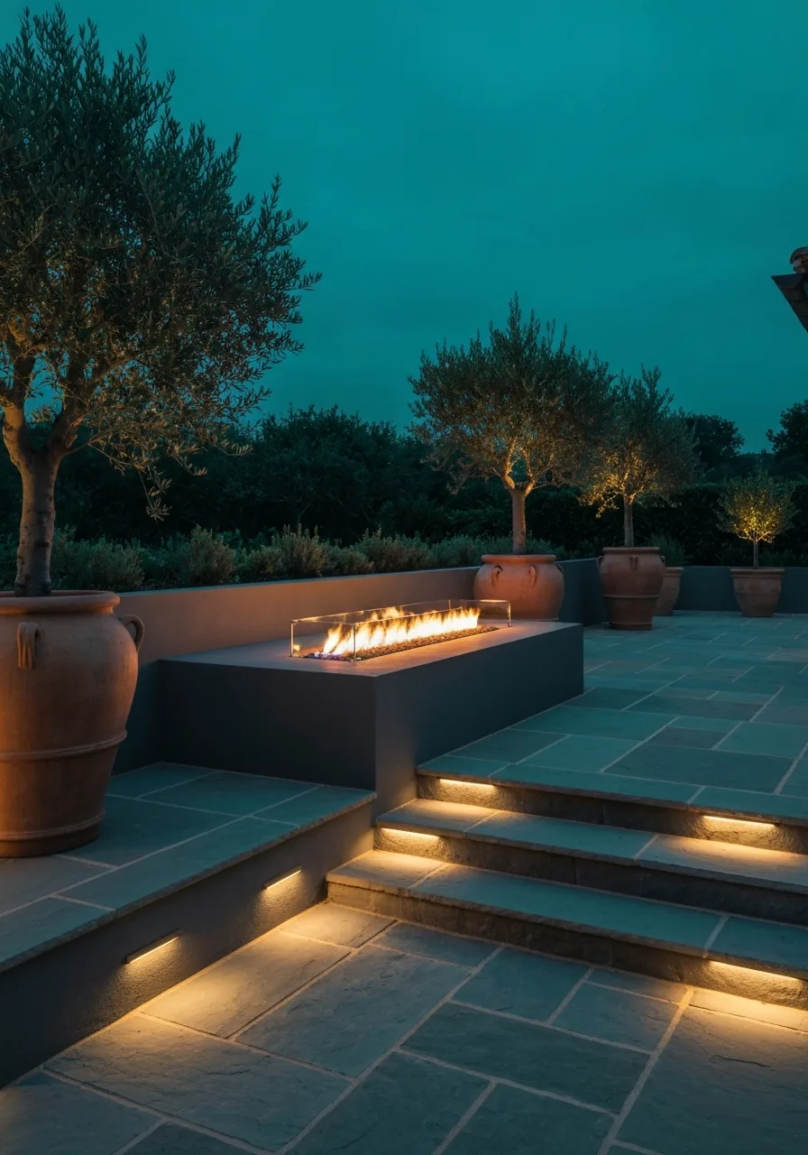 Hardscape patios and walls